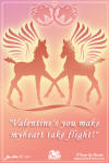 Valentine's Day Horse greeting card