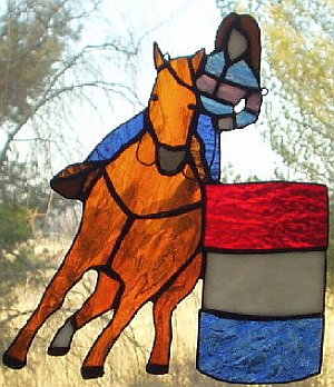 Stain Glass Horse Art