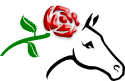 Rose Horse Graphic
